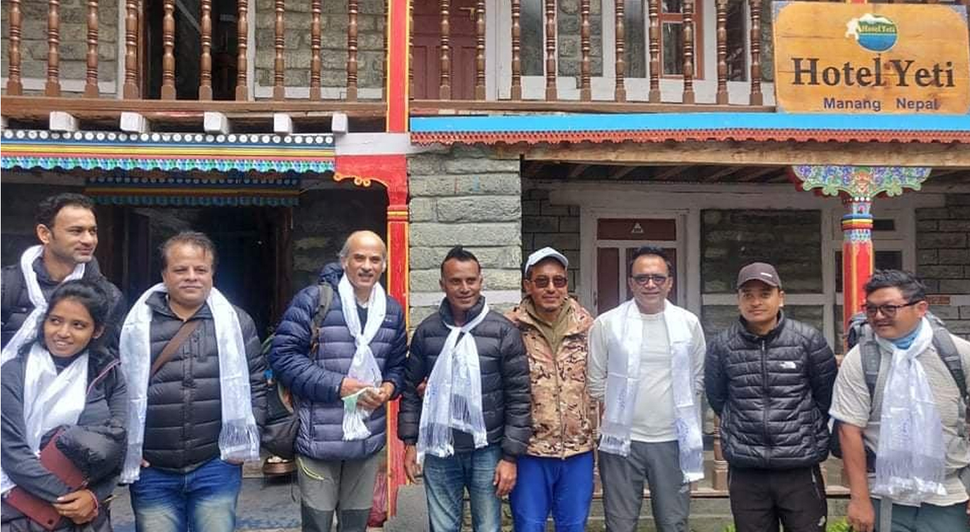 मनाङमा हुनेभयो बलिउड चलचित्रको सुटिङ, निर्माता निर्देशकले गरे अनुगमन